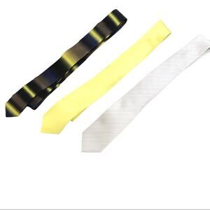 3 Skinny Ties- Carbon Elements, Alexander Logan Neckwear, & little black tie